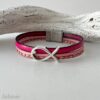 Armband Fisch zur Kommunion pink