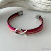 Armband Fisch zur Kommunion in pink