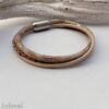 Lederarmband Nappa Damasco in beige