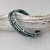das Lederarmband aus Nappa hellblau