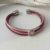 Lederarmband Ethno in beere